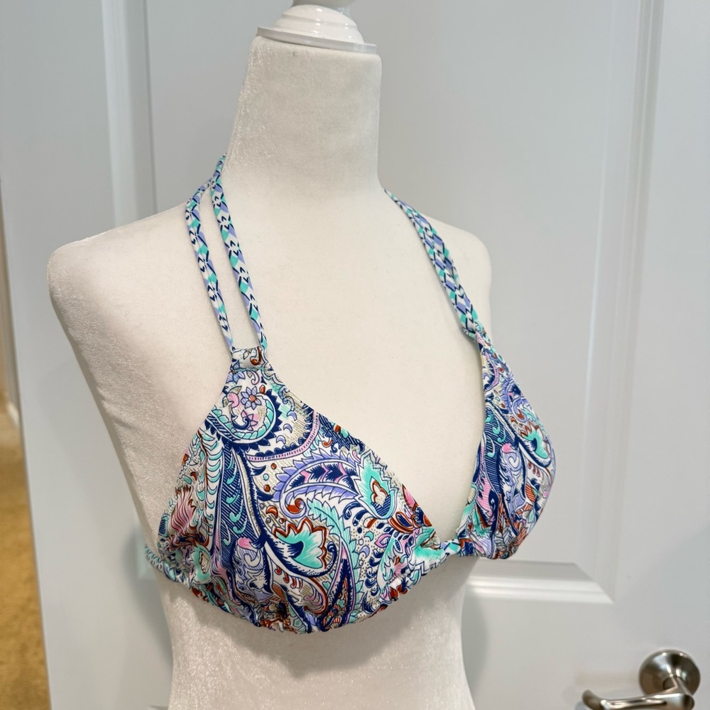 NWOT VS Printed Bikini Top, L - Picture 3 of 4